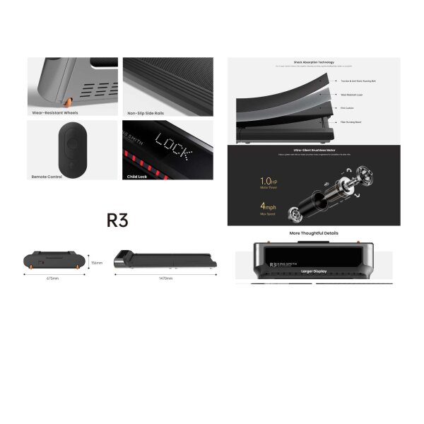 TEKALNA STEZA ZA HOJO   WalkingPad R3 Justwalk